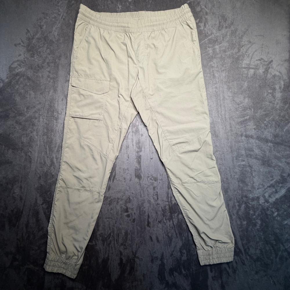Columbia Jogger Pants Womens Medium‎ Regular Khaki Tan Ripstop Hiking Cargo
